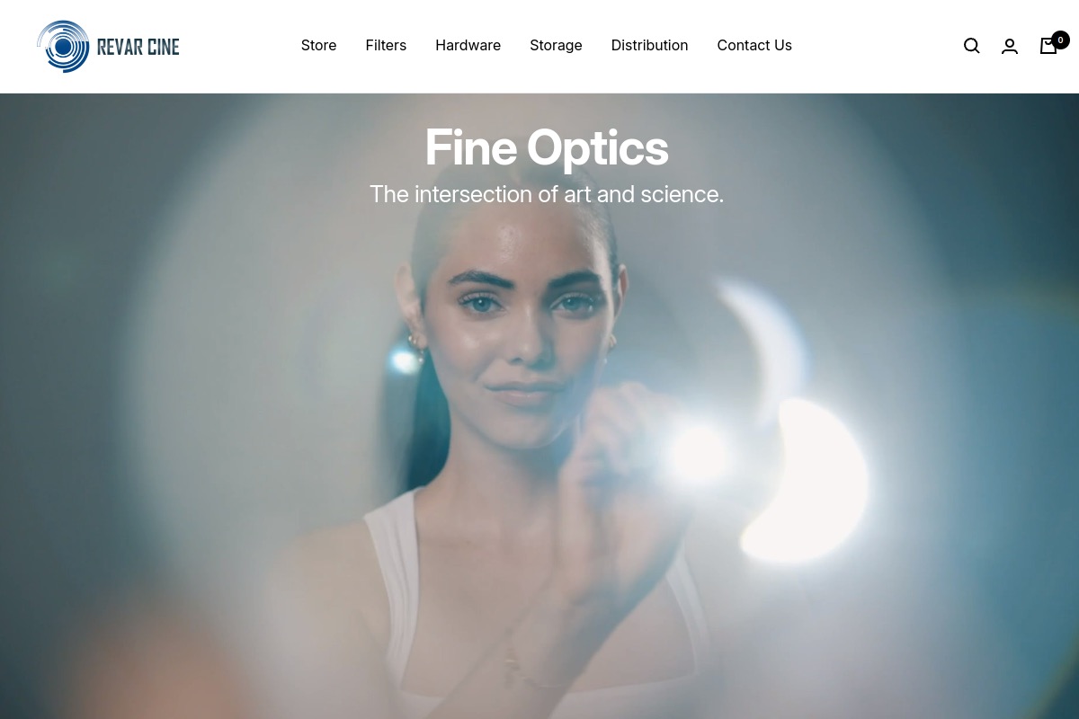Revar Cine homepage preview
